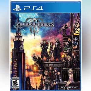 Kingdom Hearts III Video Game for PlayStation 4 - Blue Cover